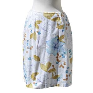 Crossing Pointe Women's Cotton Spring Floral Skirt Lightweight Fairycore Size 10